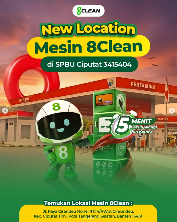 8CLEAN Vending Machine tampilan 3